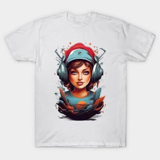 cute girl face T-Shirt